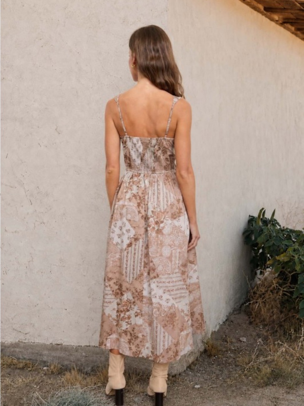 🆕🤍PATCHWORK MAXI DRESS - Picture 5 of 5